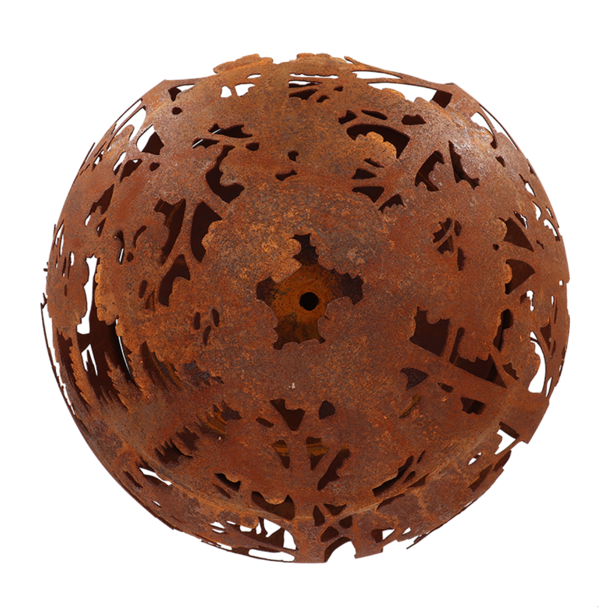 Fancy Flames Roest Vuurbal Lasercut Ø 58 cm