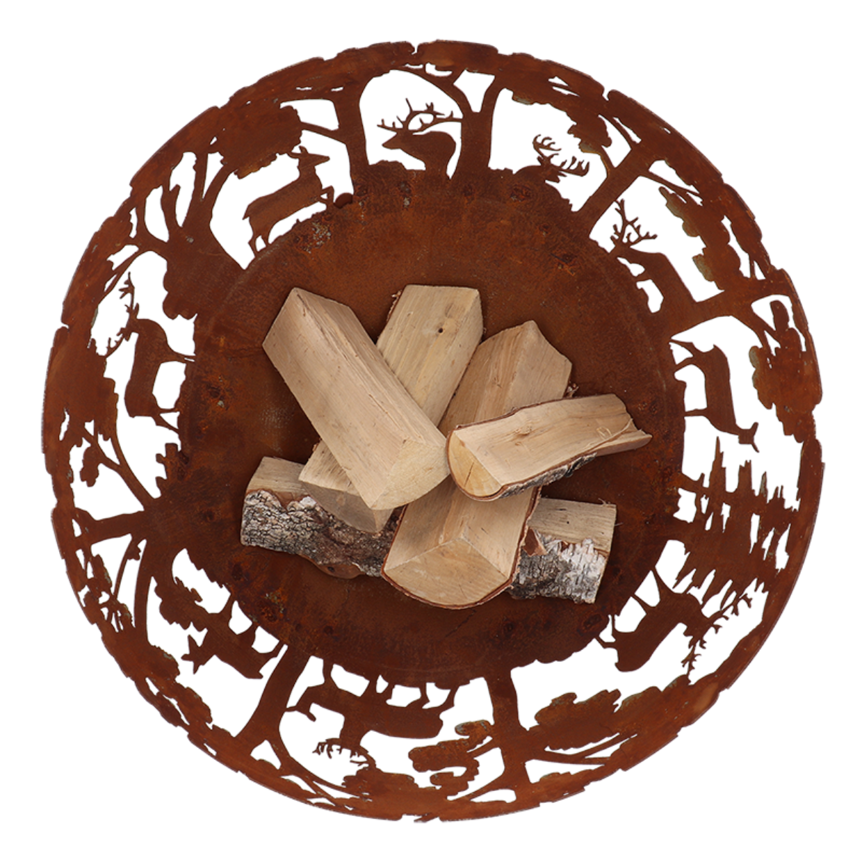 Fancy Flames Vuurschaal Roest Lasercut Ø 58 cm