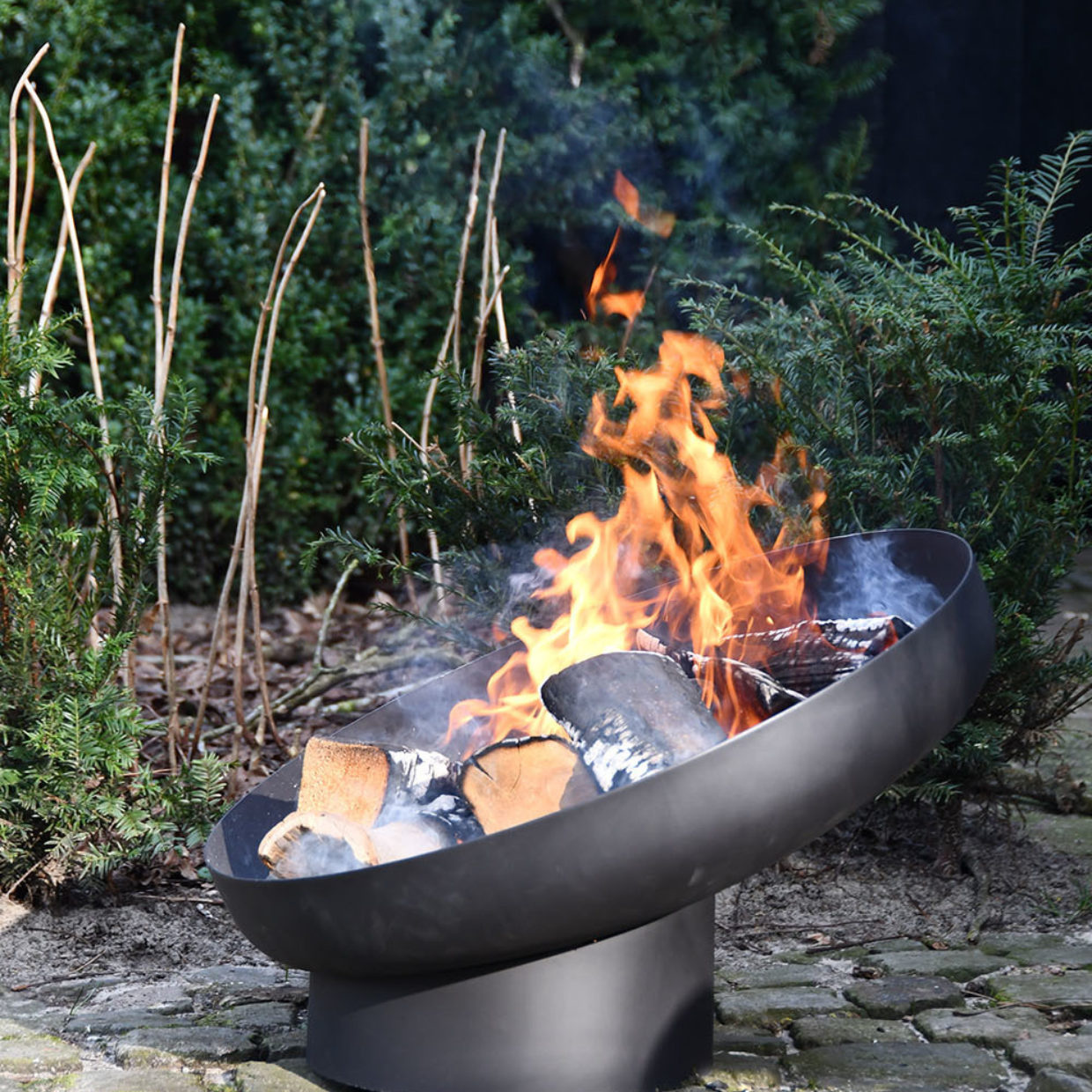 Fancy Flames Schuine Vuurschaal