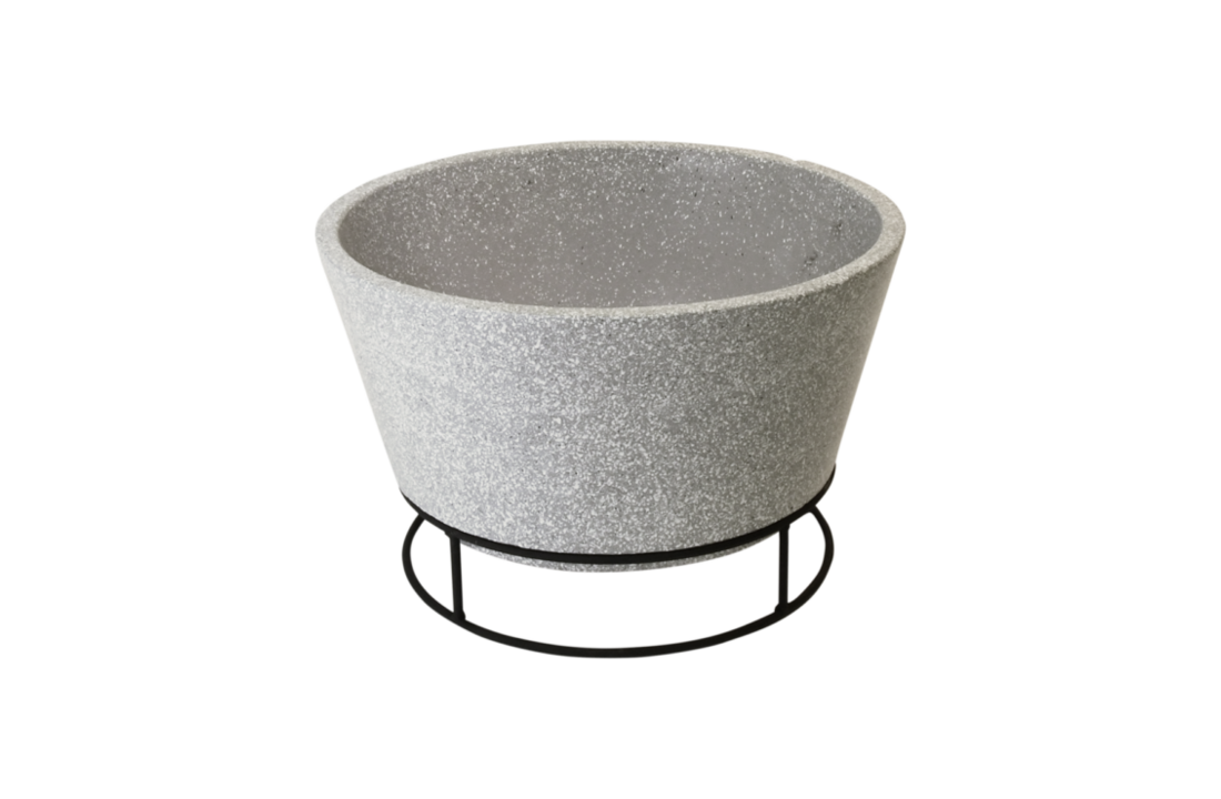 Fancy Flames Keramiek Vuurschaal in Betonlook