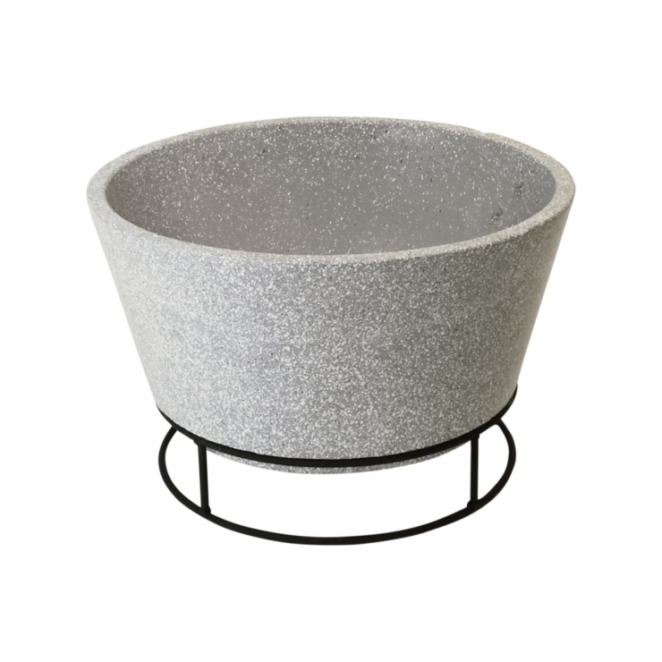 Fancy Flames Keramiek Vuurschaal in Betonlook