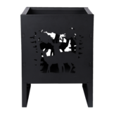 Fancy Flames Vierkante Vuurkorf Herten