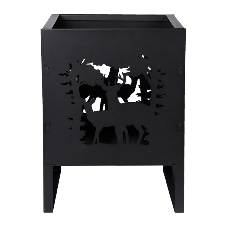 Fancy Flames Vierkante Vuurkorf Herten