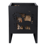 Fancy Flames Vierkante Vuurkorf Herten