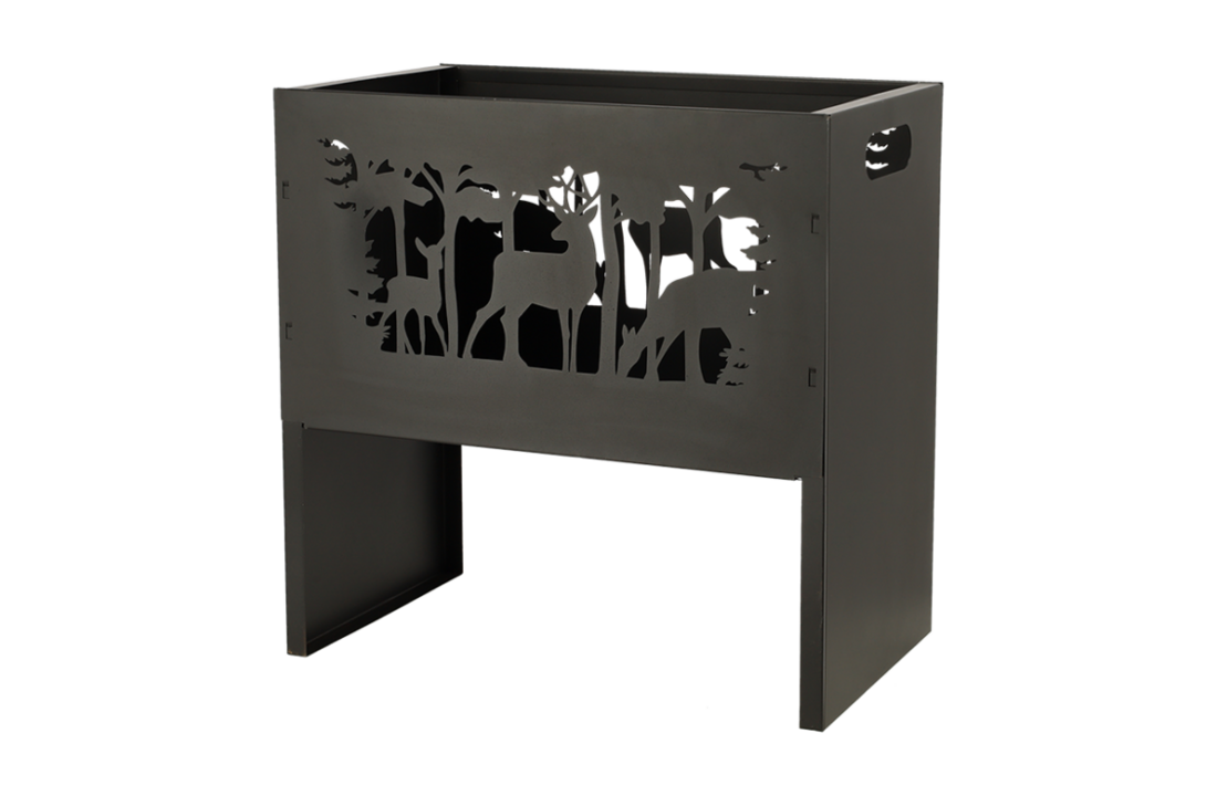 Fancy Flames Rechthoekige Vuurkorf Herten