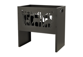 Fancy Flames Rechthoekige Vuurkorf Herten