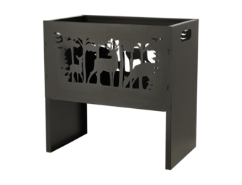 Fancy Flames Rechthoekige Vuurkorf Herten