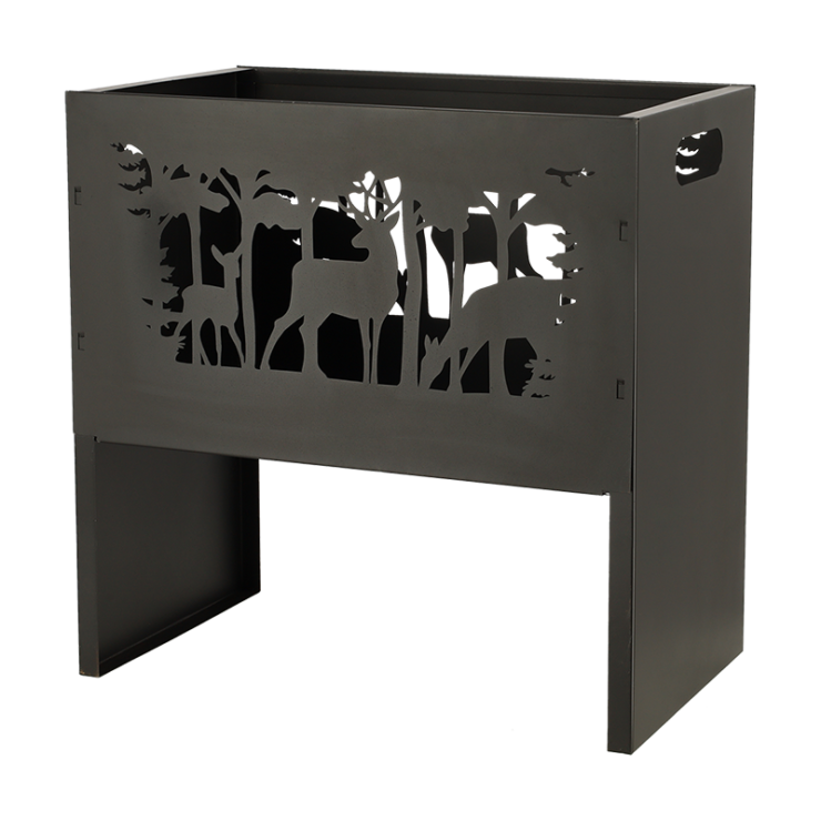 Fancy Flames Rechthoekige Vuurkorf Herten