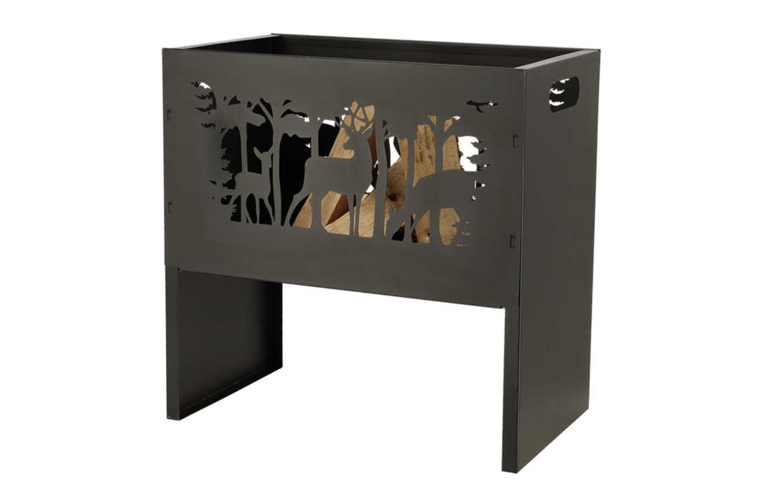 Fancy Flames Rechthoekige Vuurkorf Herten