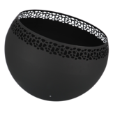 Fancy Flames Zwarte Vuurbal met  Stippen