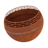 Fancy Flames Vuurbal Roest met  Strepen