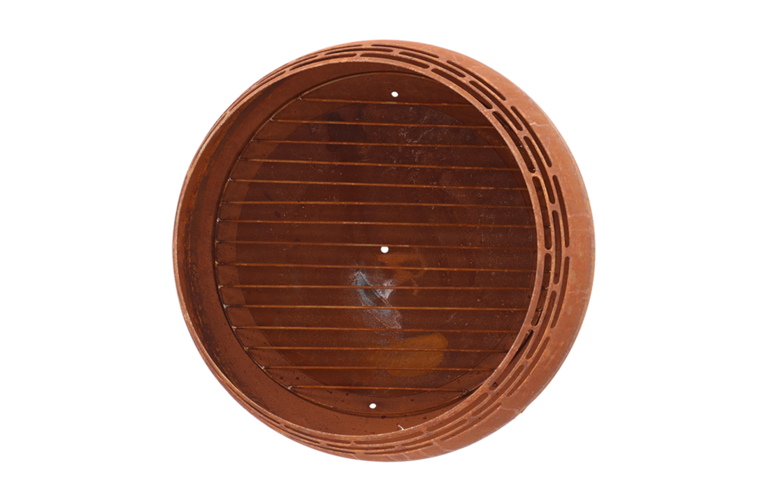 Fancy Flames Vuurbal Roest met  Strepen