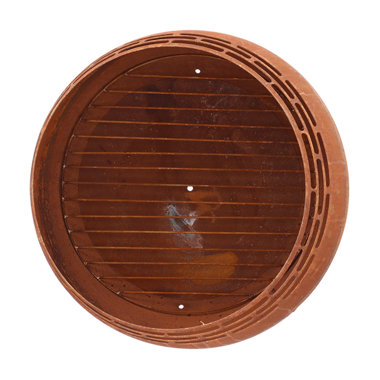 Fancy Flames Vuurbal Roest met  Strepen