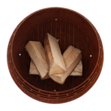 Fancy Flames Vuurbal Roest met  Strepen