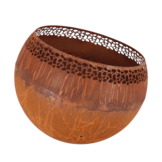 Fancy Flames Vuurbal Roest met  Stippen