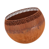 Fancy Flames Vuurbal Roest met  Stippen