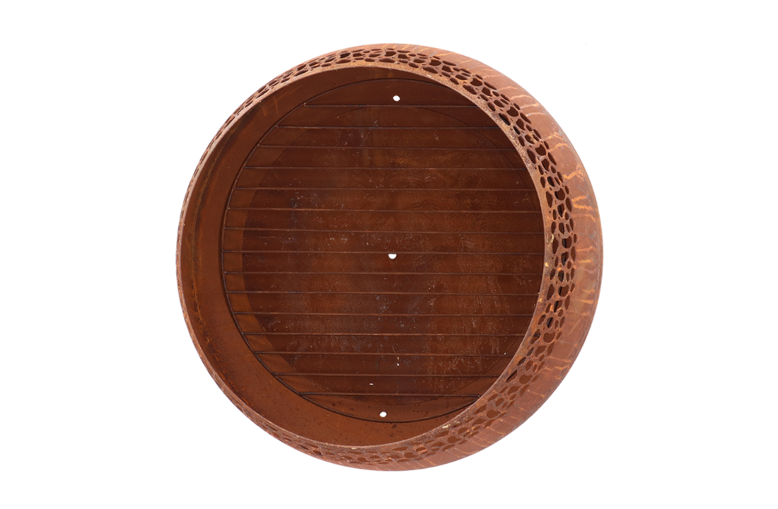 Fancy Flames Vuurbal Roest met  Stippen