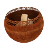 Fancy Flames Vuurbal Roest met  Stippen