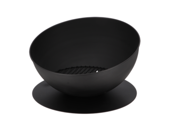 Fancy Flames Zwarte Vuurschaal op Schijf