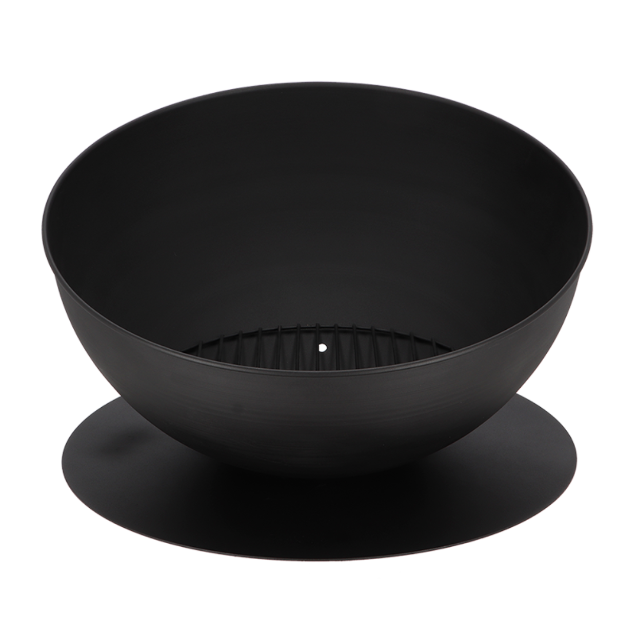 Fancy Flames Zwarte Vuurschaal op Schijf