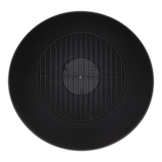 Fancy Flames Zwarte Vuurschaal op Schijf