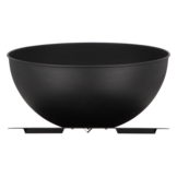 Fancy Flames Zwarte Vuurschaal op Schijf