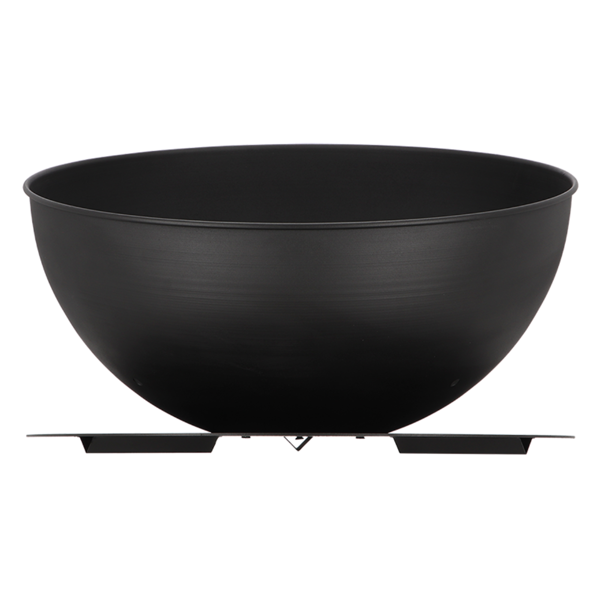 Fancy Flames Zwarte Vuurschaal op Schijf