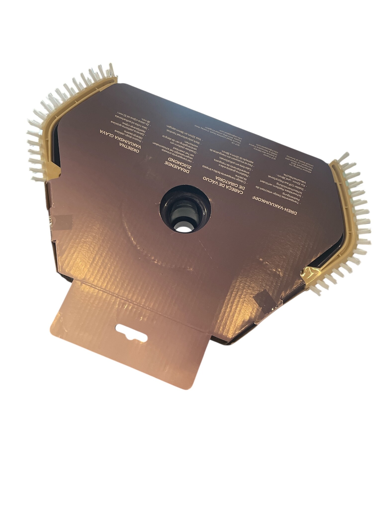 Poolstyle bodemzuiger met zijborstels