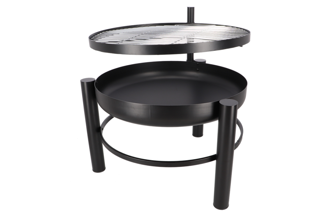 Vuurschaal met barbecue rooster