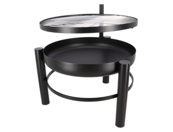 Vuurschaal met barbecue rooster