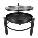 Vuurschaal met barbecue rooster