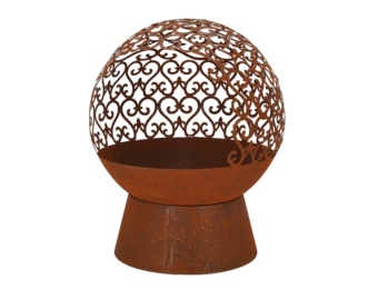 Fancy Flames Vuurschaal Roest Laser Cut Krullen S