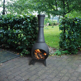 Fancy Flames Terraskachel met Deur
