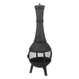 Fancy Flames Terraskachel met Gaas