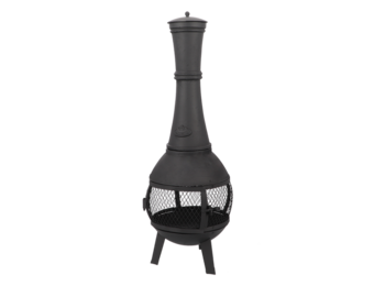 Fancy Flames Terraskachel met Gaas