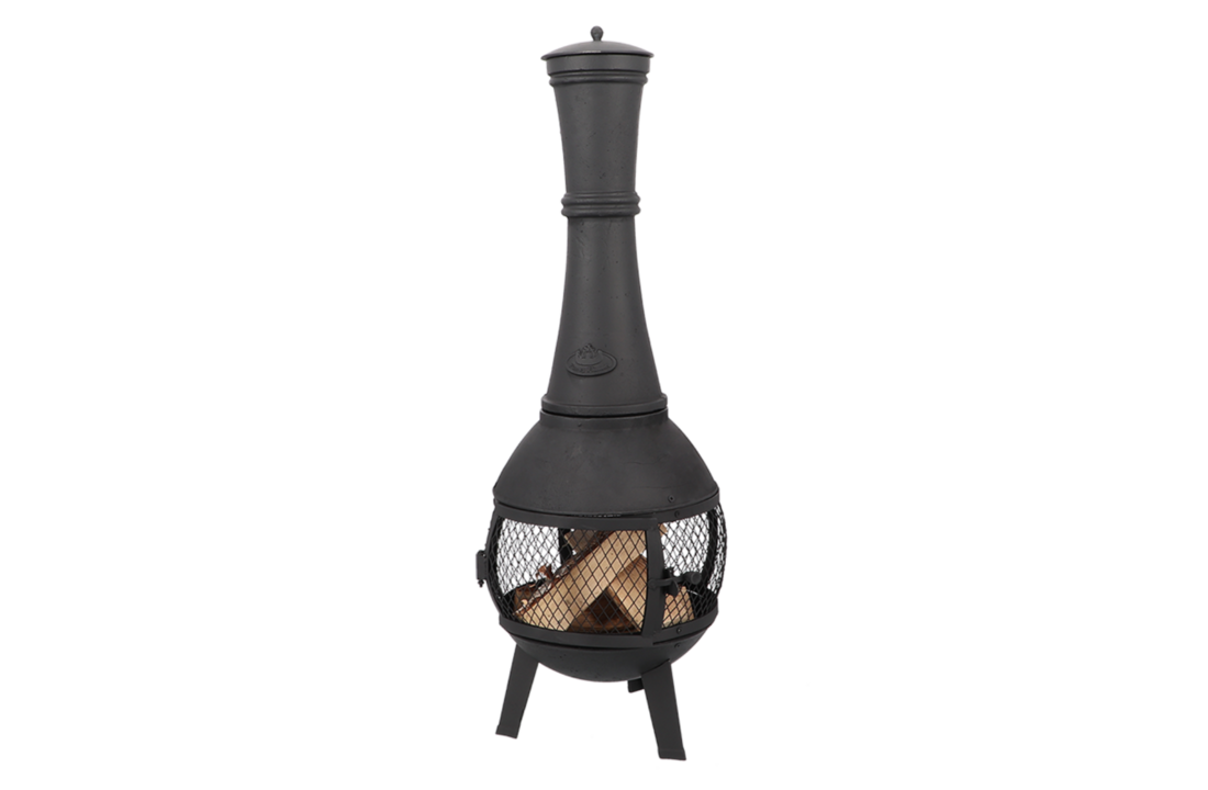 Fancy Flames Terraskachel met Gaas