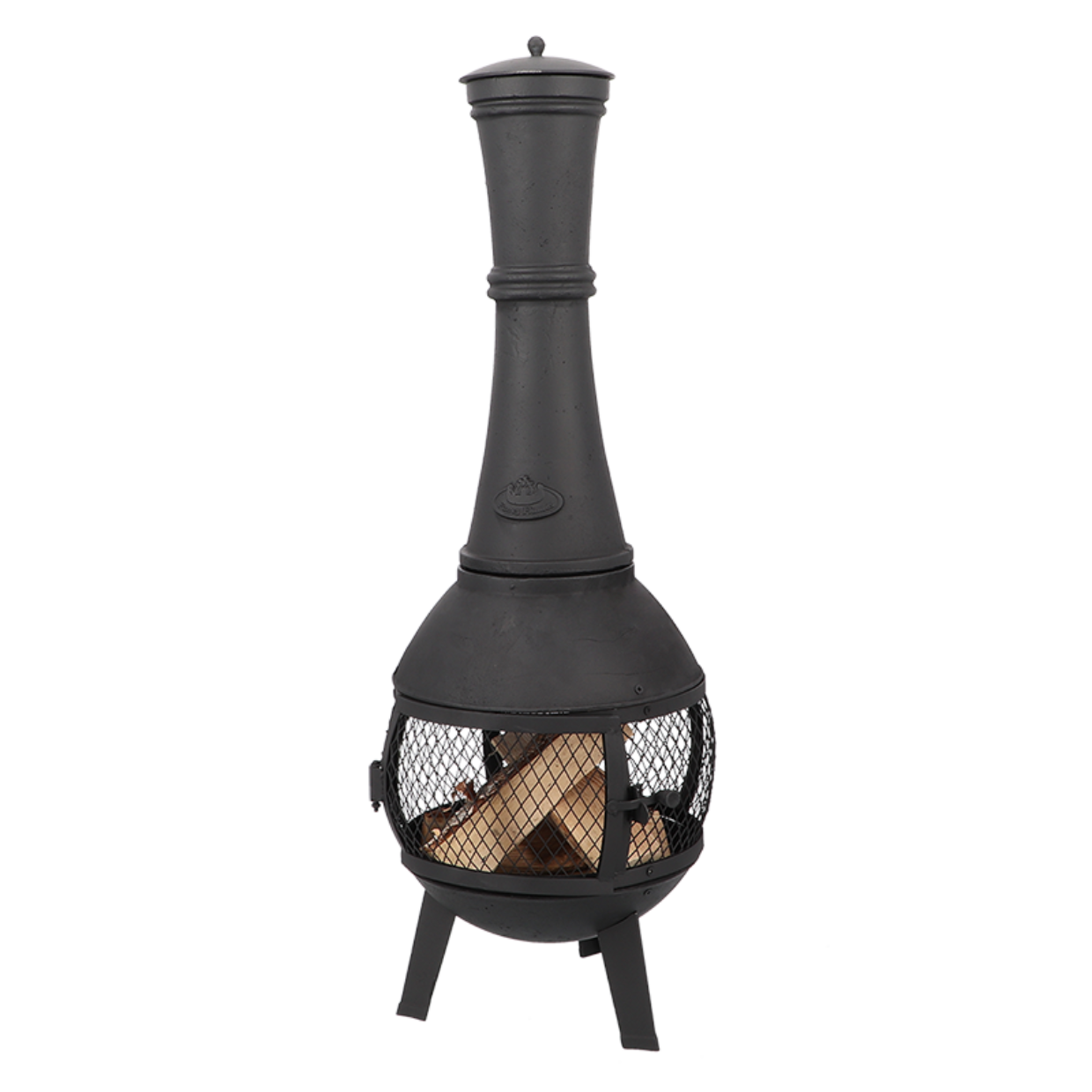 Fancy Flames Terraskachel met Gaas