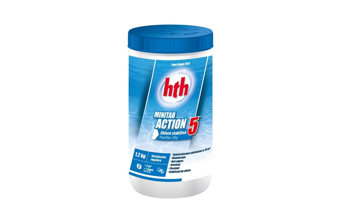 HTH Minitab Action 5 (20g) Chloortabletten - 1 kg