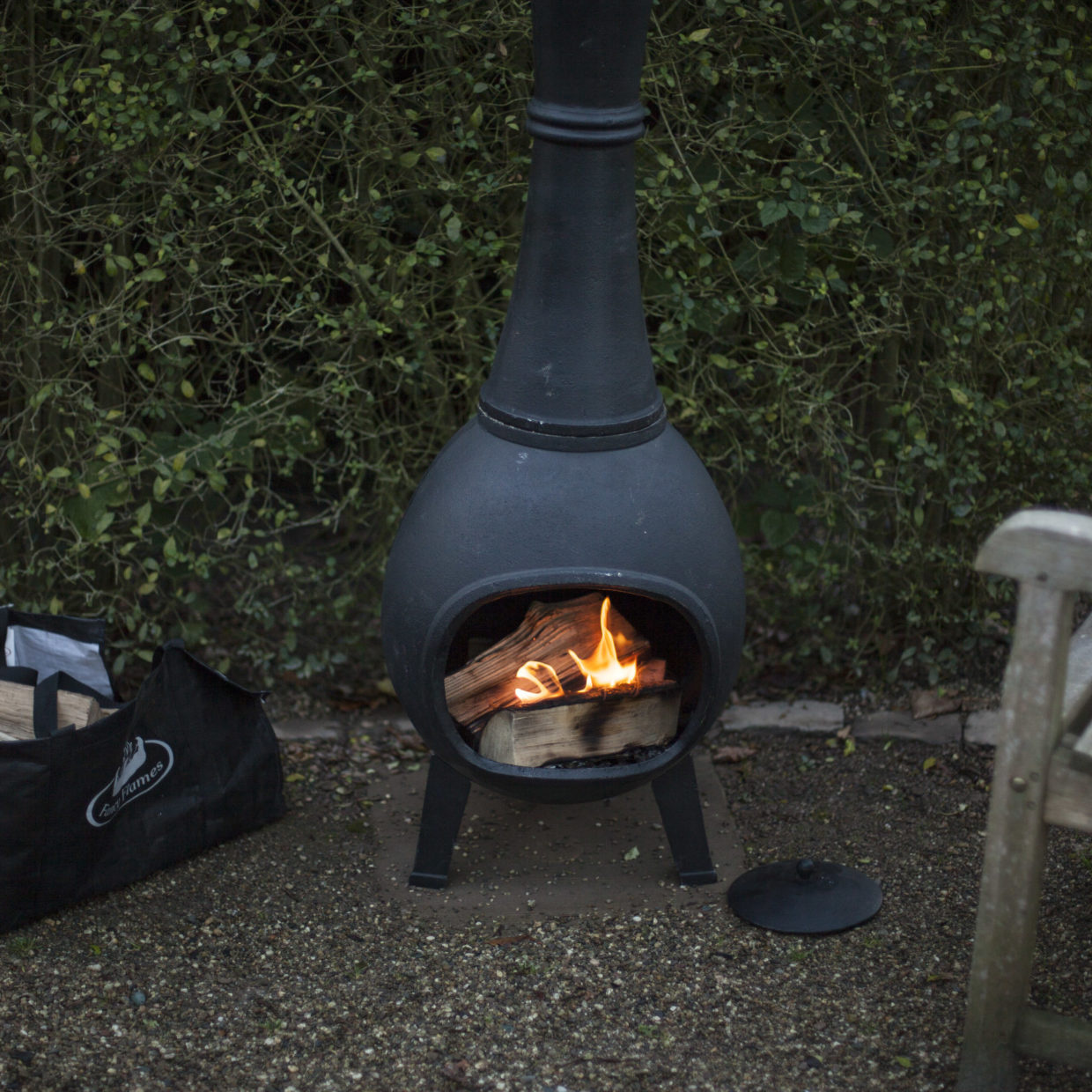 Fancy Flames Traditionele Terraskachel van Gietijzer