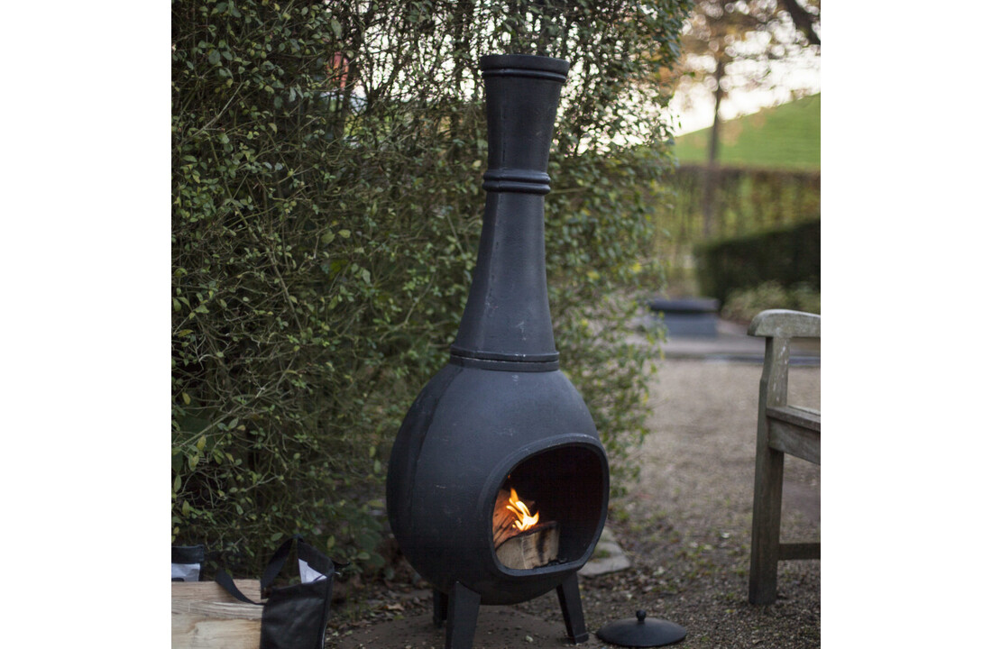 Fancy Flames Traditionele Terraskachel van Gietijzer