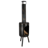 Fancy Flames Terraskachel Rond