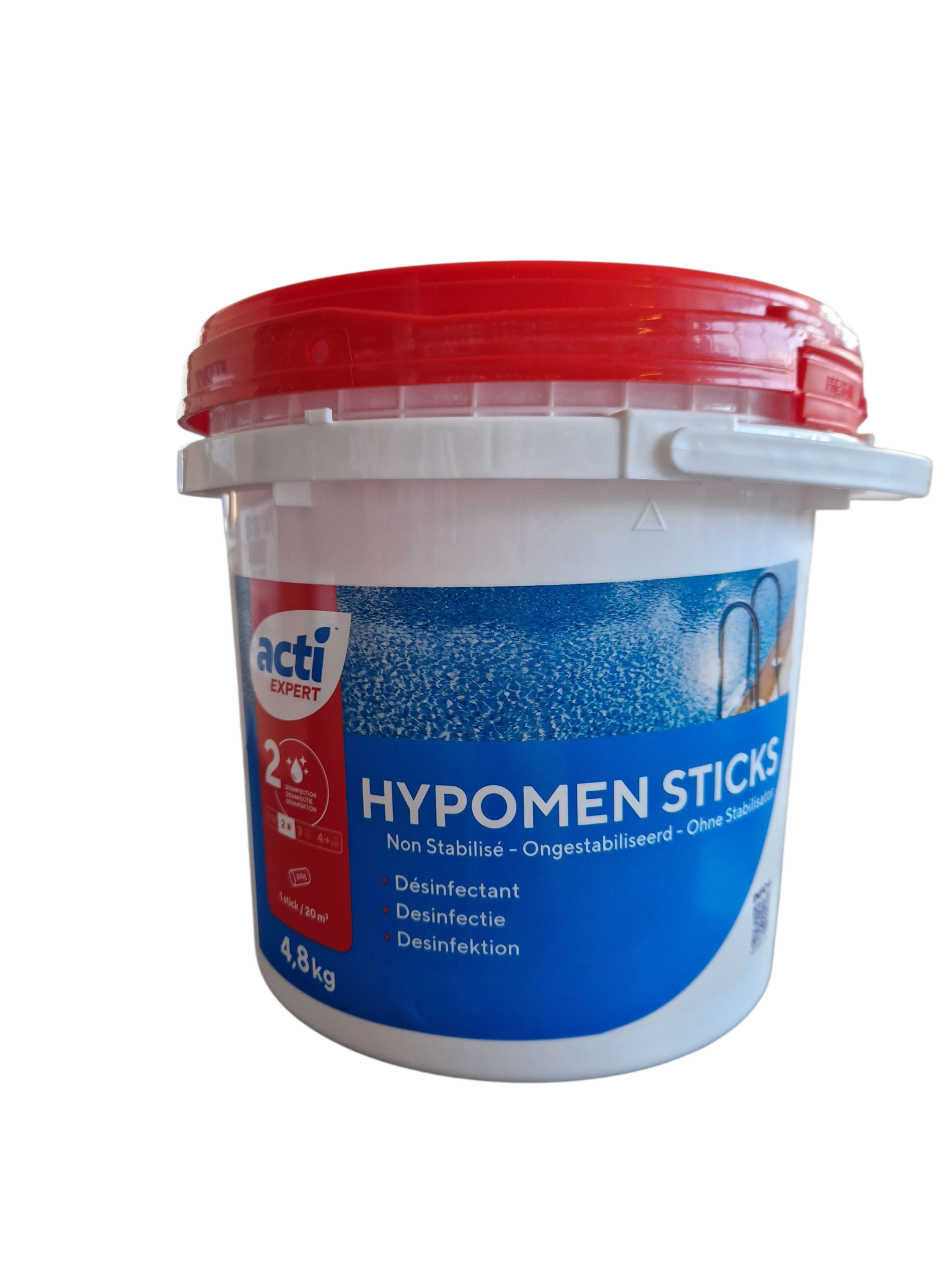 Acti Hypomen Chloor Sticks 300g - 4,8kg