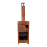 Fancy Flames Terraskachel & Pizzaoven roest incl. Pizzasteen