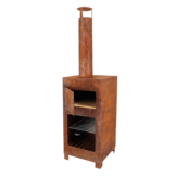 Fancy Flames Terraskachel & Pizzaoven roest incl. Pizzasteen