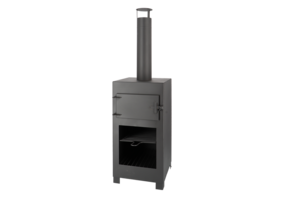 Fancy Flames Terraskachel met Pizzaoven Zwart incl. Pizzasteen 