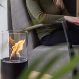 Fancy Flames Ronde Tafelhaard op Bio Ethanol