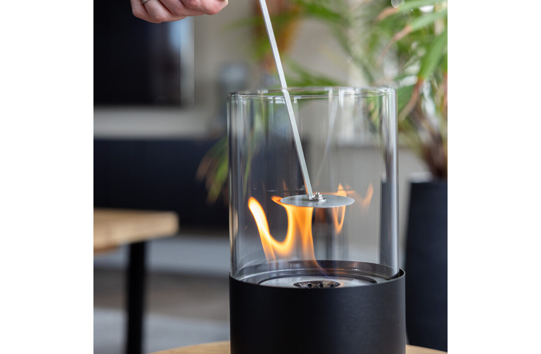Fancy Flames Ronde Tafelhaard op Bio Ethanol