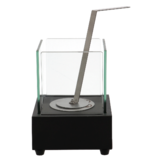 Fancy Flames Zwarte Tafelhaard op Bio Ethanol