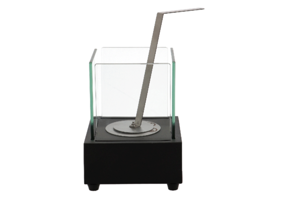 Fancy Flames Zwarte Tafelhaard op Bio Ethanol