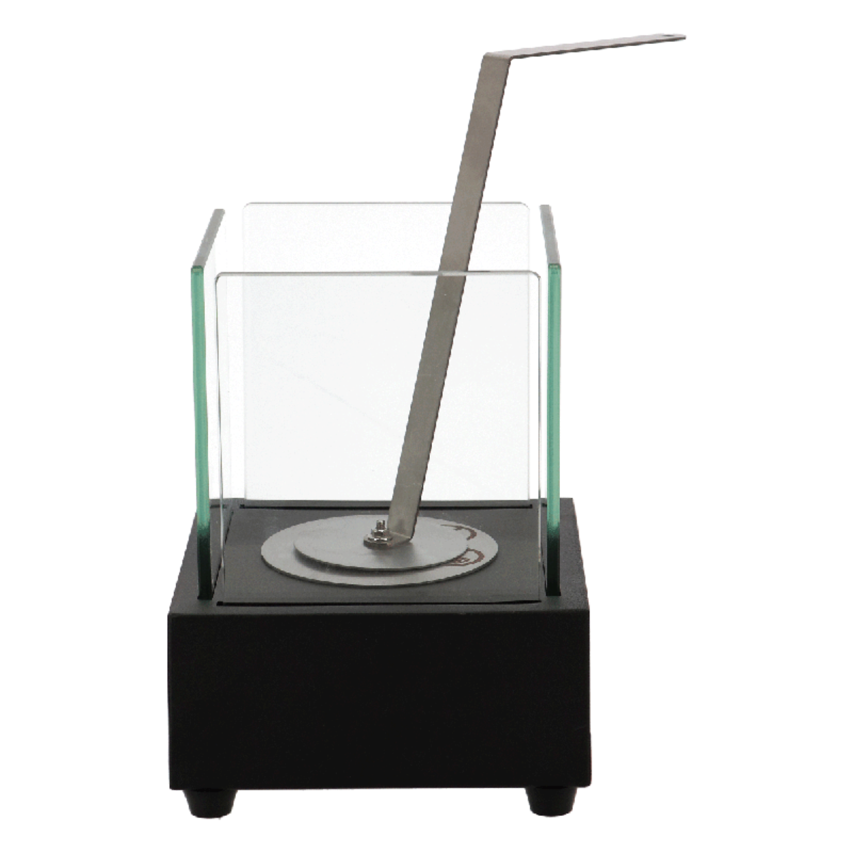 Fancy Flames Zwarte Tafelhaard op Bio Ethanol